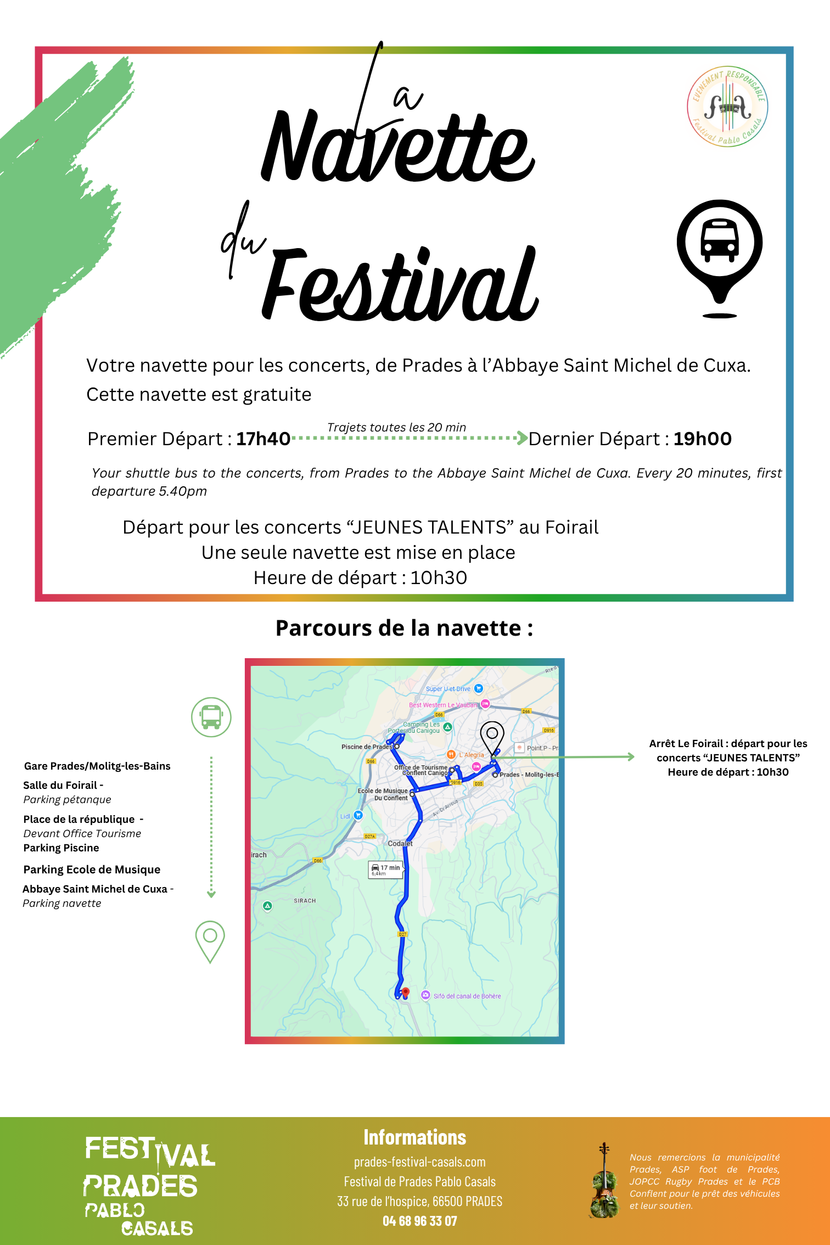 navette festival pablo casals