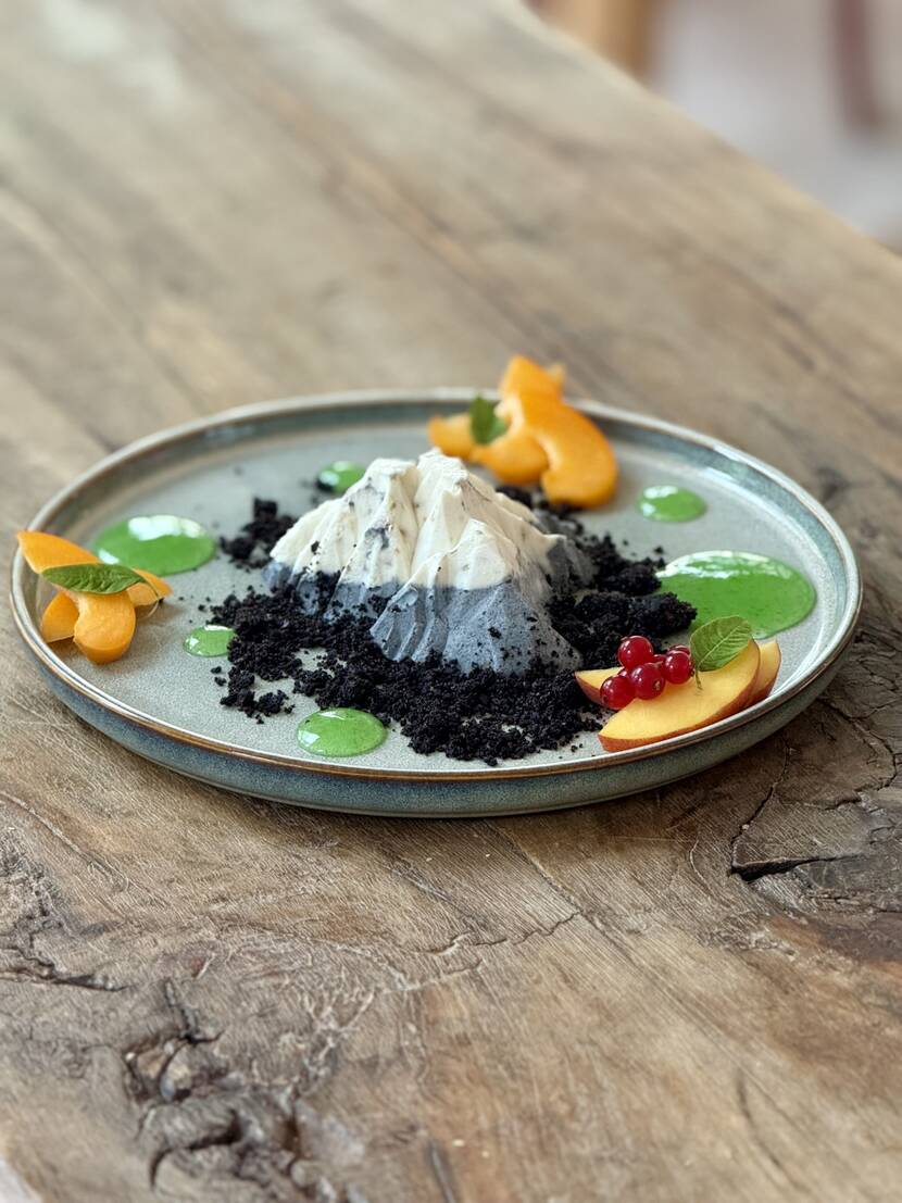 2784m Touron glacé, gelée de coscoll et citron vert, Bistro Casals - Molitg-les-Bains